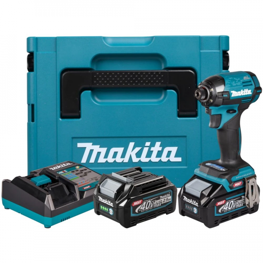 Шуруповерт ударный аккумуляторный Makita XGT  TD002GD201